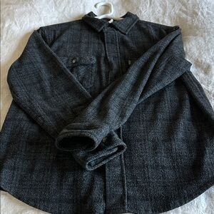 Chaps Charcoal Button-Up Shirt